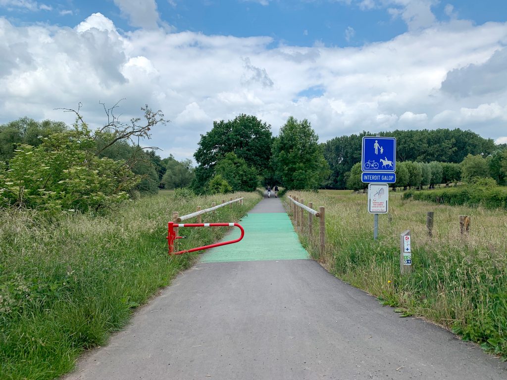 Fahrradweg in Belgien