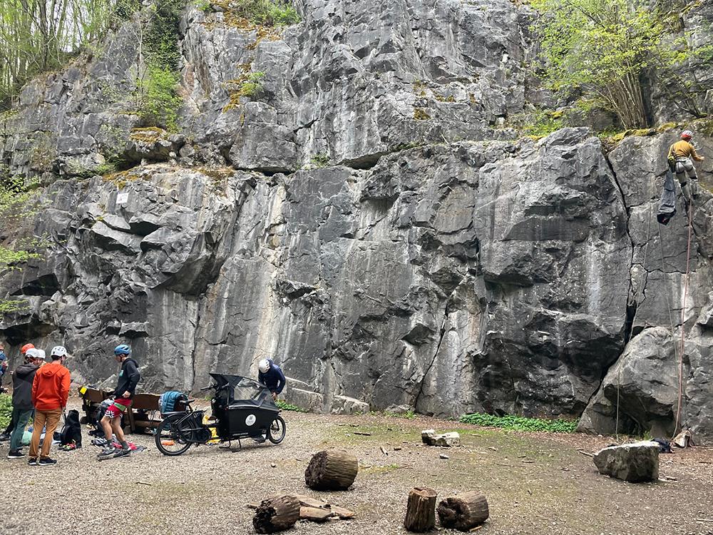 Kletterfelsen an der Emmaburg